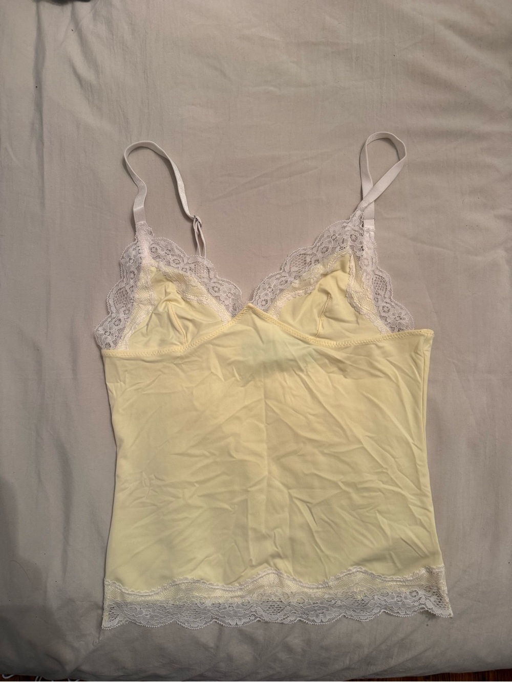 Lioness Yellow Cami With White Trim